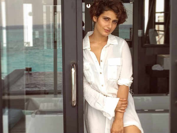 Fatima Sana Shaikh sizzles in black swimsuit, shares images on Instagram