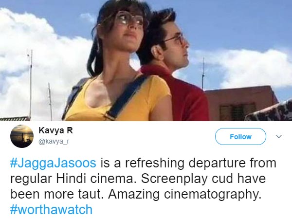 Amitabh Bachchan gives a thumbs up to 'Jagga Jasoos'