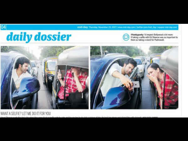Varun Dhawan apologizes to Mumbai police for violating traffic rules Varun Dhawan apologizes to Mumbai police for violating traffic rules