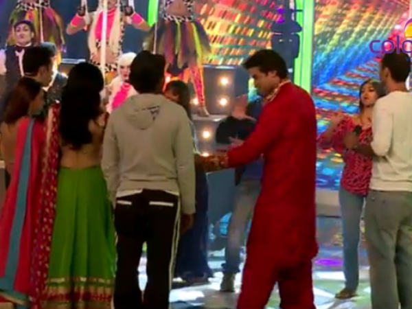 Armaan During Grand Finale Shooting