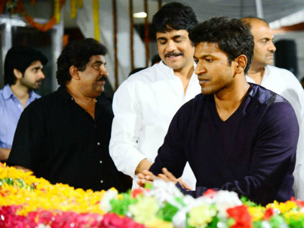 Puneet Paying Last Tribute To ANR