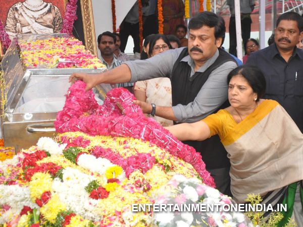 Chiru With Wife