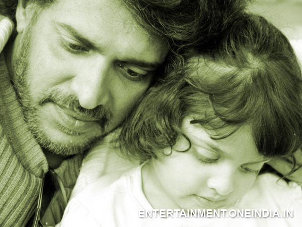 Upendra With His Daughter Aishwarya