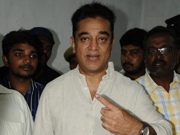 Photo: Kamal Hassan Casts His Vote