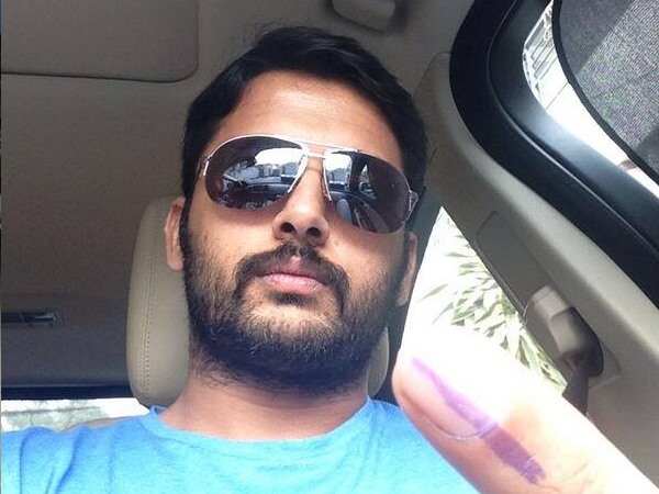 Nitin Casts Vote In AP Elections
