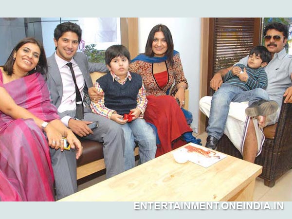 Mammootty With His Grandchildren