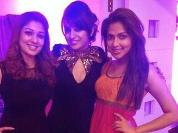 Trisha With Nayan And Amala