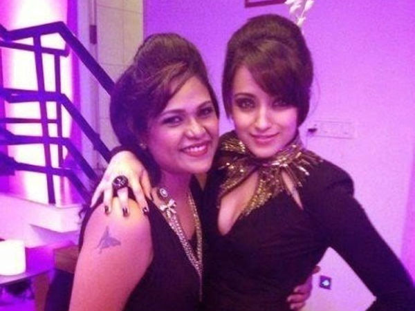 Trisha With Her Friend