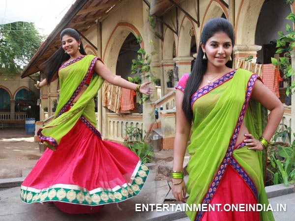 Anjali In Half Saree 