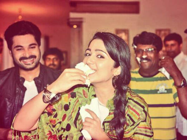 Charmi Eating