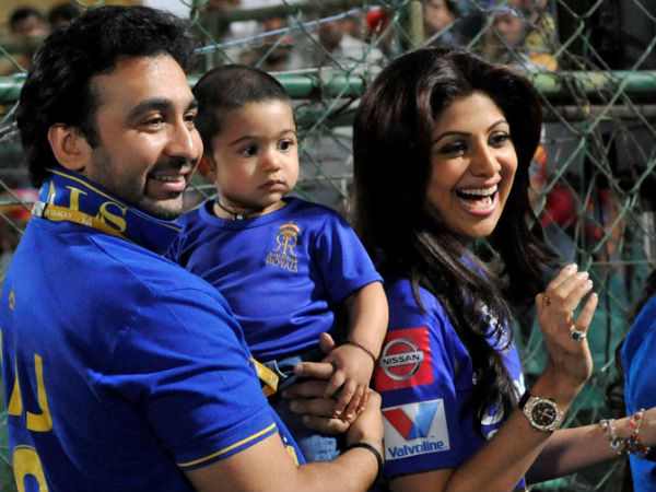 Shilpa Shetty With Her Son