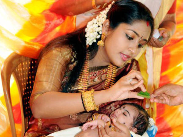 Navya Nair With Her Son