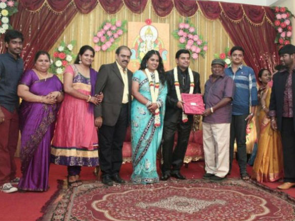 Senthil At Swaminathan's Son's Wedding Reception