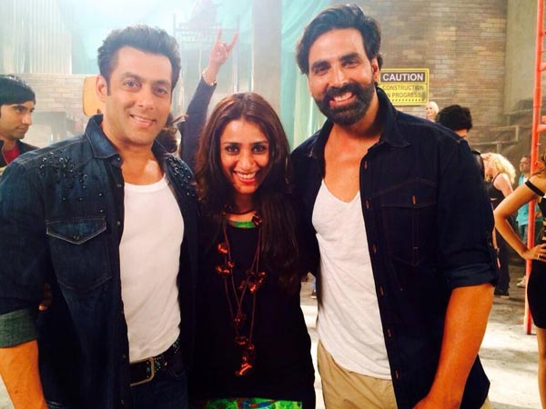 Salman With Akshay