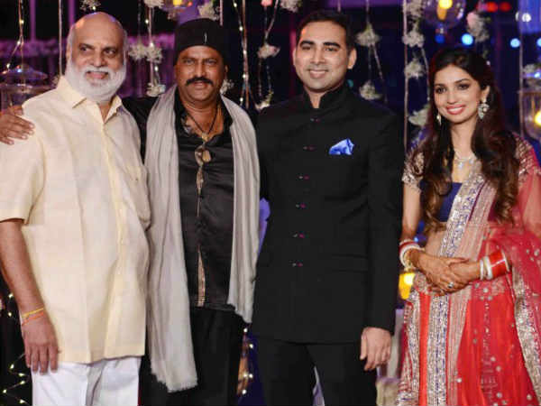 Mohan Babu At K Raghavendra Rao's Son Wedding