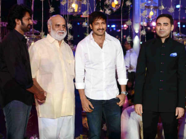 Prabhas, Gopi At K Raghavendra Rao's Son Wedding