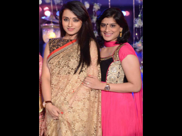 Trisha At Raghavendra Rao's Son Wedding