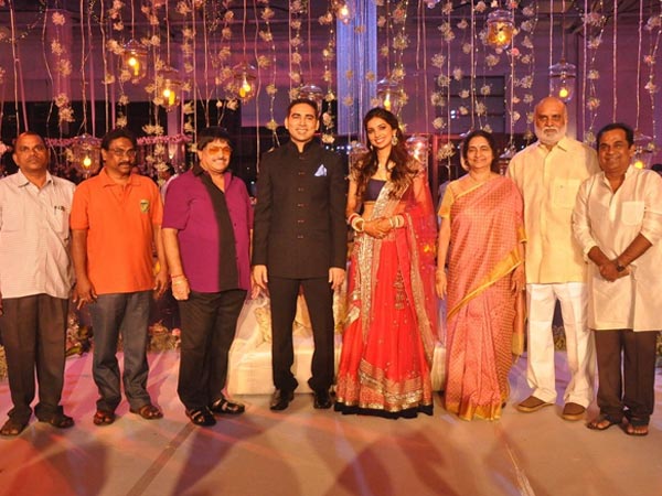 Brahmi At Raghavendra Rao's Son Wedding