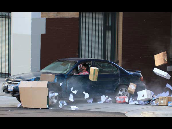 Saif Crashes Car