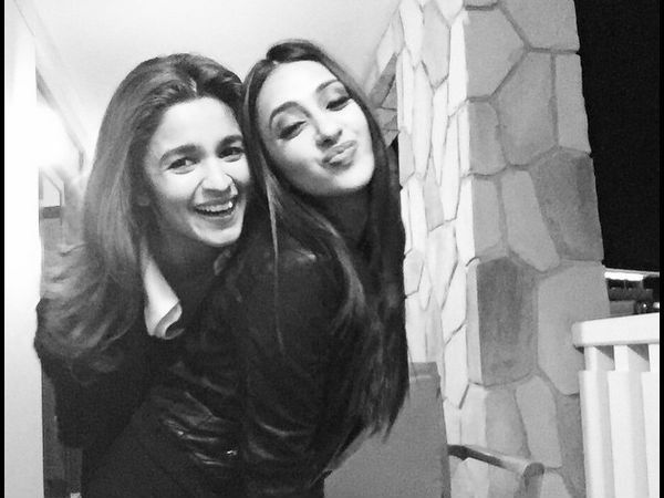 Alia With Bestie
