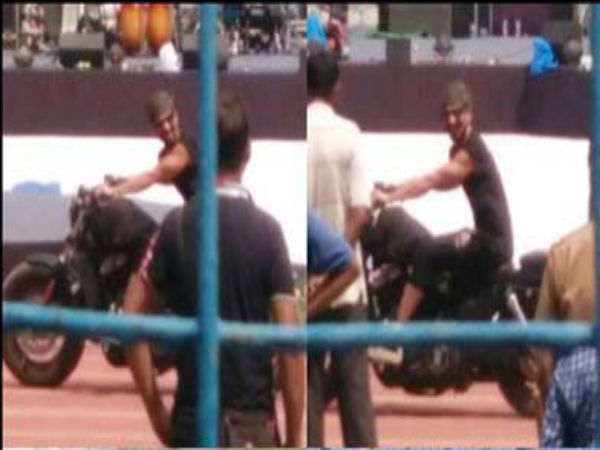 Shahid Kapoor On Bike