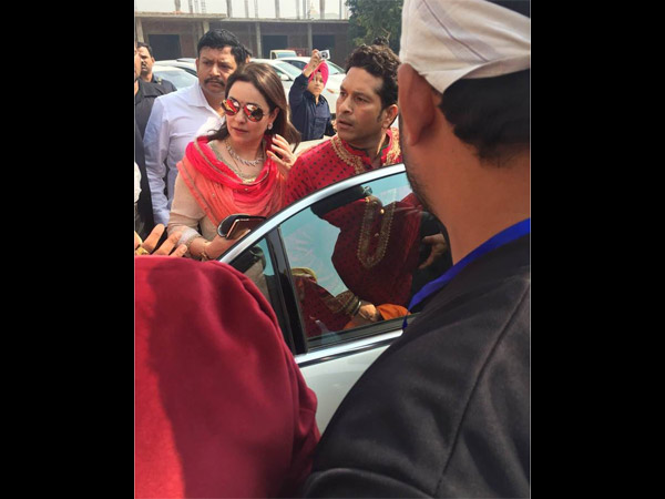 Sachin With Wife